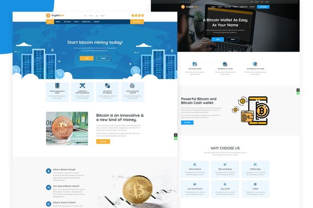 CryptoCoin - Cryptocurrency & Mining Template