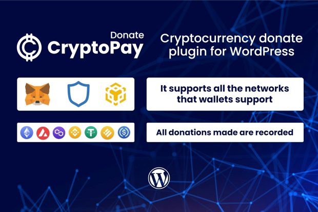 CryptoPay Donate - Cryptocurrency donate plugin 1.3.1