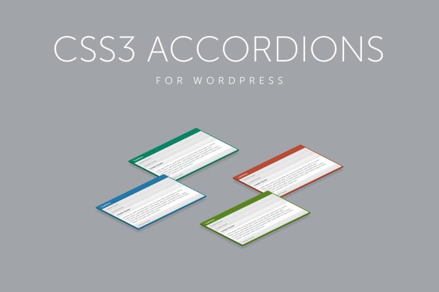 CSS3 Accordions for WordPress 3.0