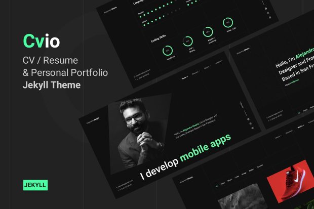 Cvio - CV/Resume & Personal Portfolio Jekyll Theme