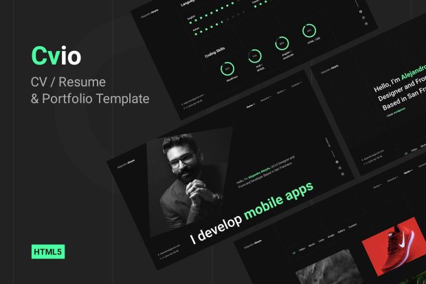 Cvio - CV/Resume & Personal Portfolio Template