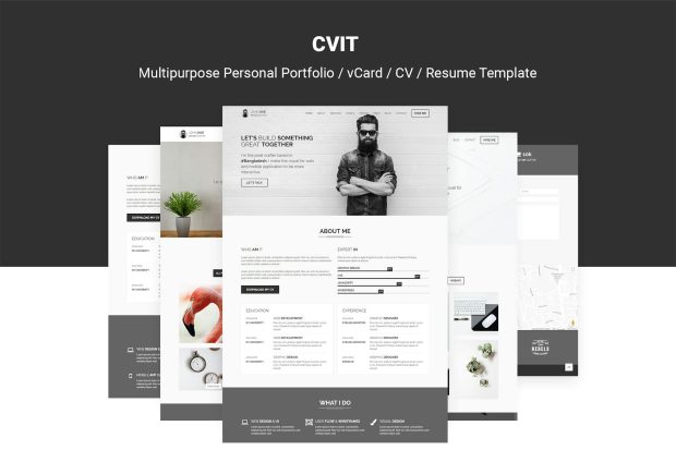 CVIT | Portfolio / vCard / CV / Resume Template