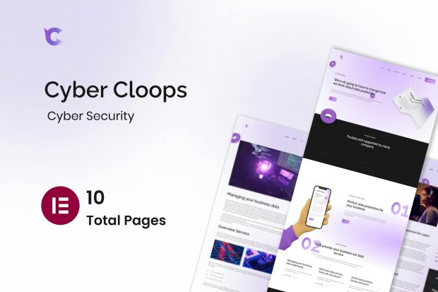 Cyber Cloop - Cyber Security Elementor Template Kits