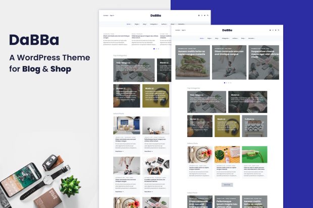 Dabba – A WordPress Theme For Blog & Shop 1.0.7