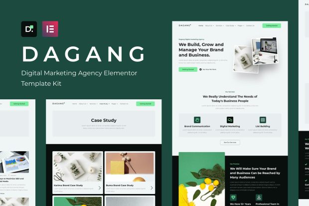 Dagang - Digital Marketing Agency Elementor Template Kit