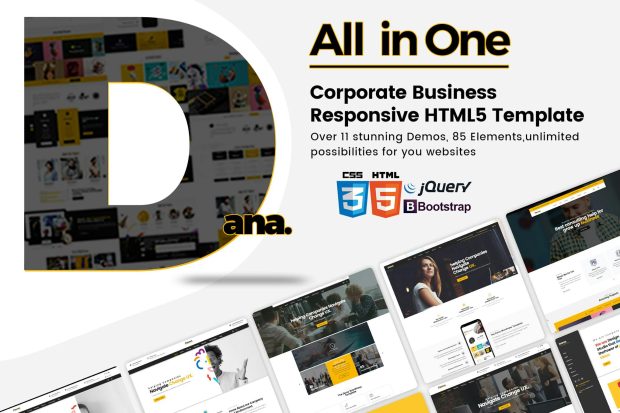 Dana -  Multi-Purpose Responsive HTML5 Template