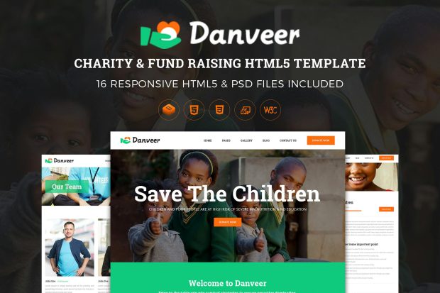 Danveer | Charity & Fund Raising HTML Template