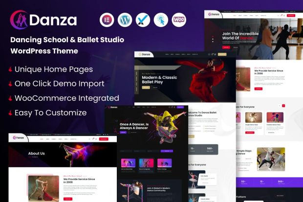 Danza - Dancing School and Ballet Studio Theme 1.0.0