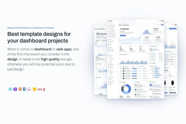 DashByte React 18 & Bootstrap 5 Dashboard Template