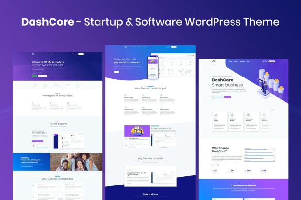 DashCore - Startup & Software WordPress Theme 1.0