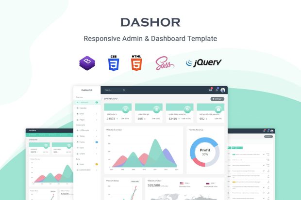 Dashor - Admin Dashboard Template