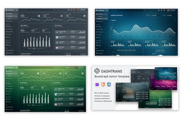 Dashtrans - Bootstrap5 Admin Template