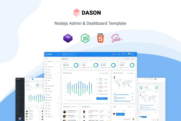 Dason - Nodejs Admin & Dashboard Template