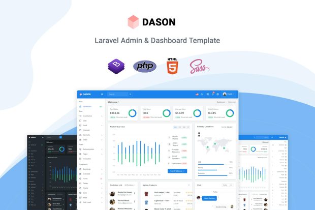 Dason - PHP Admin & Dashboard Template