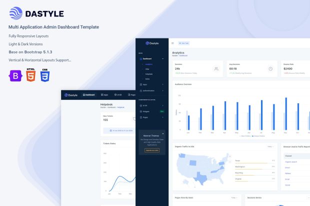 Dastyle - Admin & Dashboard Template