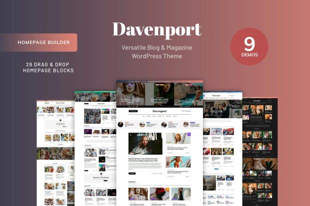 Davenport - Blog and Magazine WordPress theme 1.3