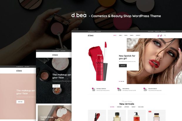 DBea - Cosmetics & Beauty Shop WordPress Theme 1.4