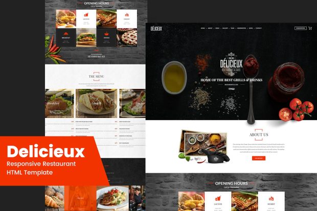 Delicieux - Exquisite Restaurant HTML5 Template