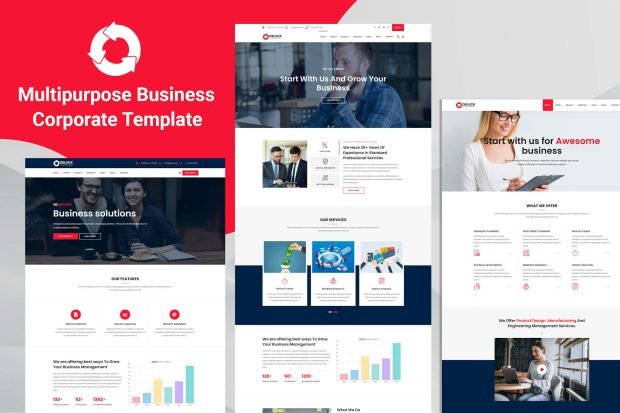 Deluck - Multipurpose Business Corporate Template