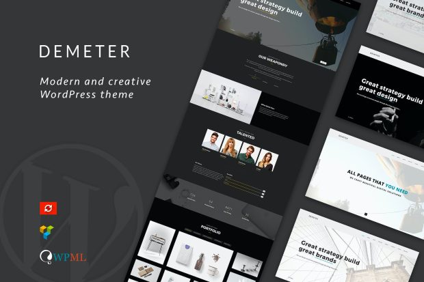 Demeter - One-Page Parallax WordPress Theme 1.5.0