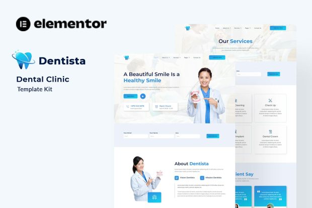 Dentista - Dental Clinic Elementor Template Kit