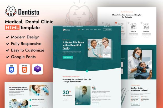 Dentisto | HTML Template