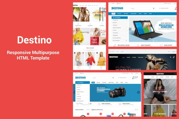 Destino - Responsive & MultiPurpose HTML5 Template