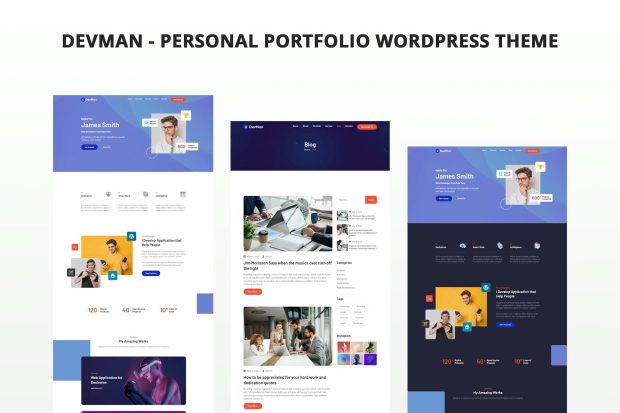 Devman - Personal Portfolio WordPress Theme 1.0