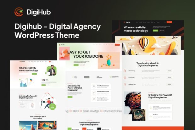 Digihub - Digital Agency WordPress Theme 1.0