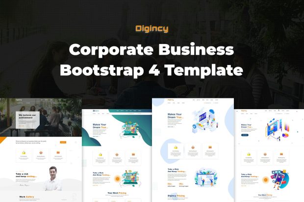 Digincy – Corporate Business Bootstrap 5 Template