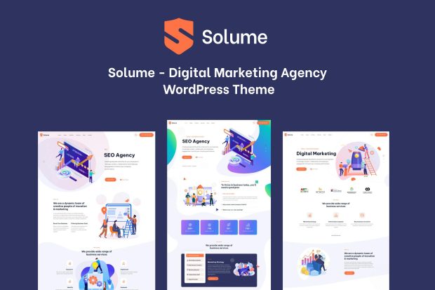 Digital Marketing WordPress Theme - Solume 1.0.4