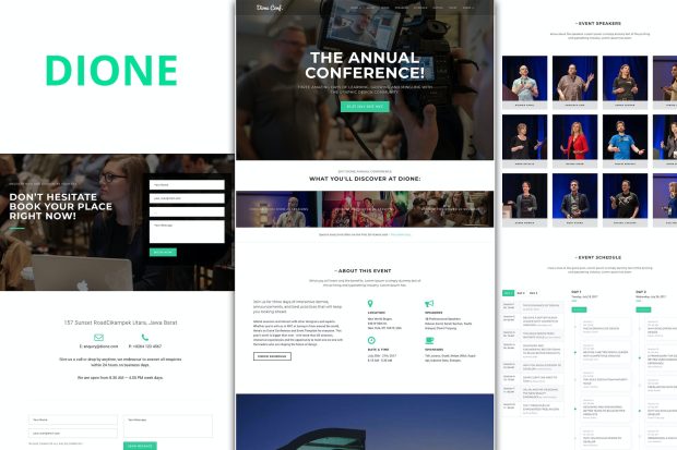 Dione – Conference & Event WordPress Theme 1.2.4