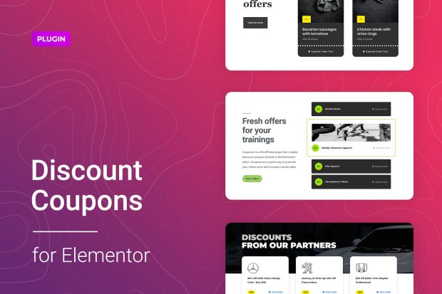 Discount Coupons for Elementor 1.1.5