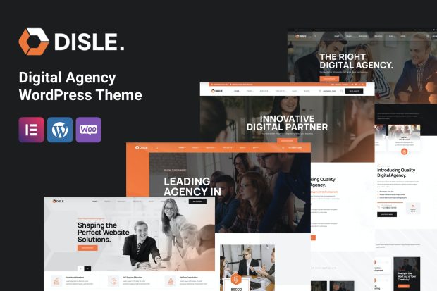 Disle - Digital Agency WordPress Theme 1.1.4