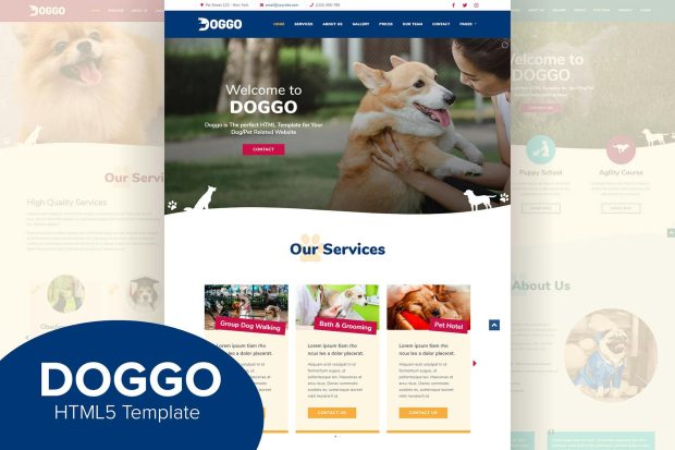 Doggo - Responsive HTML5 Template