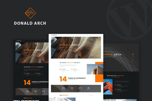 Donald Arch - Creative Architecture WordPress Them 1.2.2