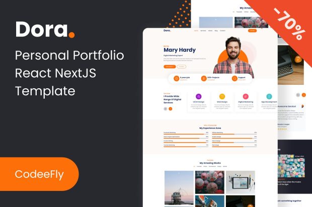 Dora - Personal Portfolio React NextJS Template