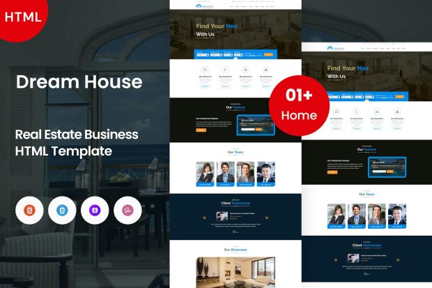 Dream House | Real estate HTML template