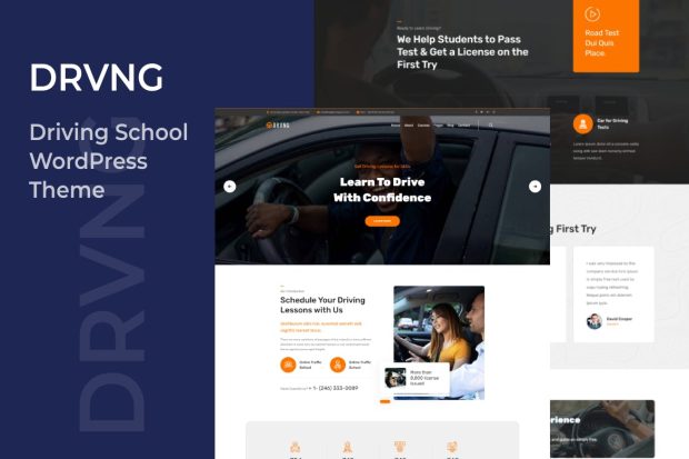 DRVNG - Driving School WordPress Theme 1.0