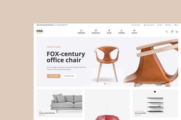 DSK - Furniture Store WooCommerce WordPress Theme 1.8