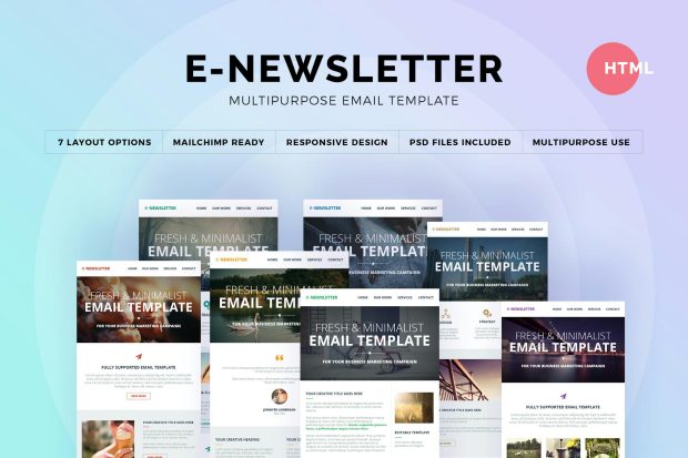 E-Newsletter - Multipurpose Email Template