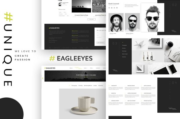 EAGLEEYES - Creative multipages and One page HTML5