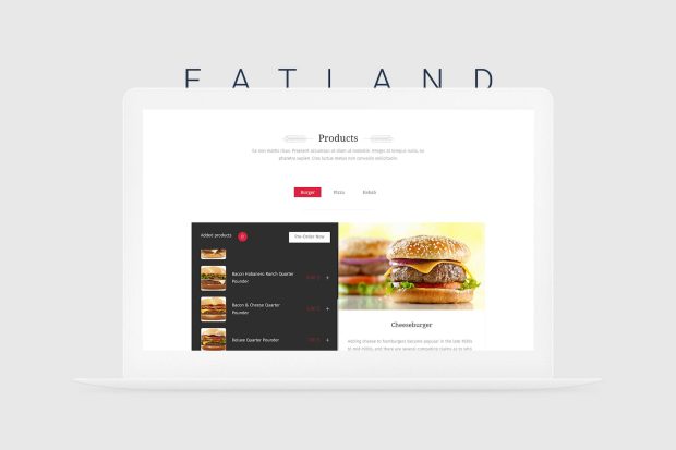 EatLand - eCommerce and Delivery Landing Page