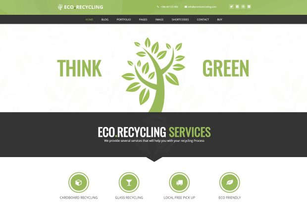 Eco Recycling - Ecology & Nature WordPress Theme 2.2