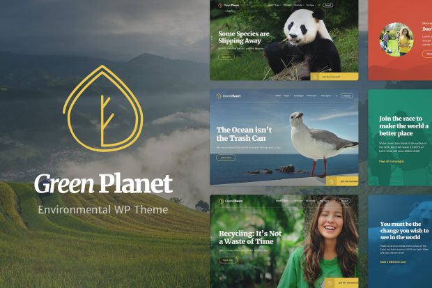 Ecology & Environment WP Theme - Green Planet 1.1.6