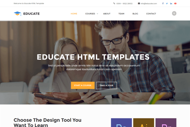 Educate - Education HTML Template