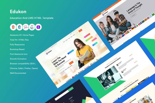 Education and LMS HTML Template