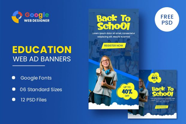 Education Banners GWD Template