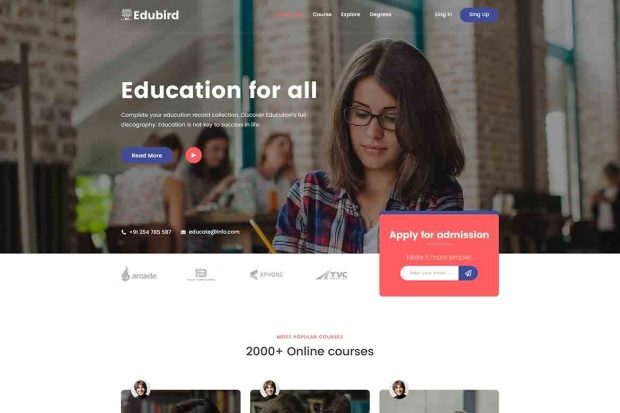 Edukin - Education HTML Template