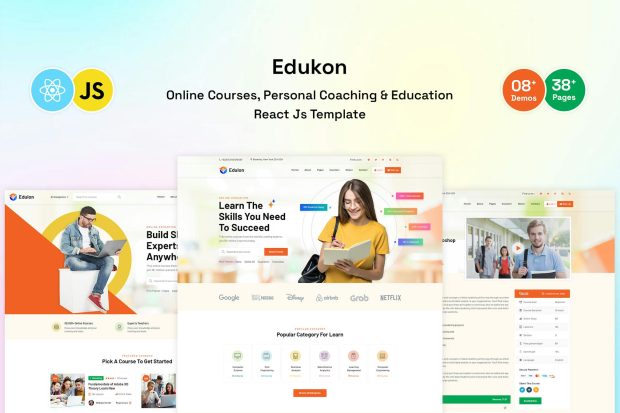 Edukon - Education And LMS React JS Template